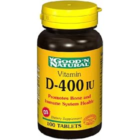 Vitamin D-400 400 IU 100 Tablets Good'N Natural
