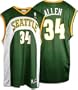 Ray Allen Seattle Super Sonics Replica Green NBA Jersey