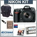 Nikon D200 Digital SLR Camera Kit U.S.A. with 18-135mm f/3.5-5.6G ED-IF AF-S Dx Ninkkor Lens, , 2 GB CF Memory Card, Spare EN-EL3e LiIon Battery, Lowepro Holster-Style Case, Mack 3 Year Extended Warranty, Digital Remote Release, Nikon DVD on Photography