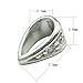 S925 Rhinestone Sterling Silver Seeds Pendant Bail Clasp Pinch Slide Diy Jewelry Making making 3.8x7.3mm