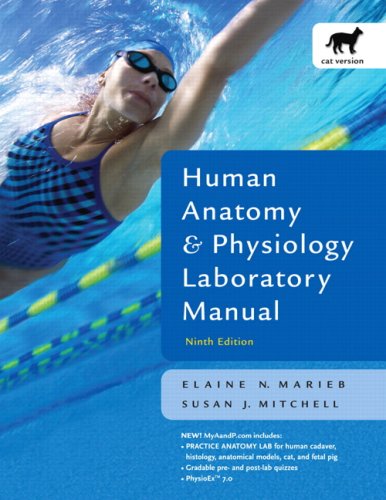 City Travel Guides Discounted  Books : Human Anatomy and Physiology Lab Manual, Cat Version (9th Edition)