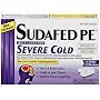 Sudafed PE Multi-Symptom Severe Cold, 24-Count Coated Caplets (Pack of 3)