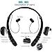 Bluetooth Headset Vproof Wireless Neckband Headphones with Noise Isolating Stereo In-ear Sports Bluetooth Earbuds with Mic And Volume Control for Apple, Smartphone & Bluetooth Device (Black)