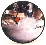 Plexiglas, 26-inch diameter, outdoor round convex mirror, ABS back