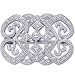 Diamond Interlocking Brooch Pin
