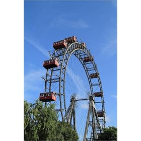 photographie Ferris wheel at Prater amusement park, Leopoldstadt. est disperible en (L x H): 20 x...
