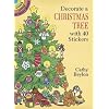 Decorate a Christmas Tree with 40 Stickers (Dover Little Activity Books)