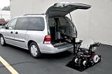 Ameriglide Backpacker Plus Inside Power Wheelchair Lift