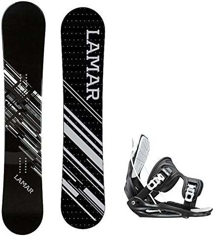 Lamar Circuit Snowboard with 2015 Flow Flite Bindings - Board Size 151 - Bindings Large