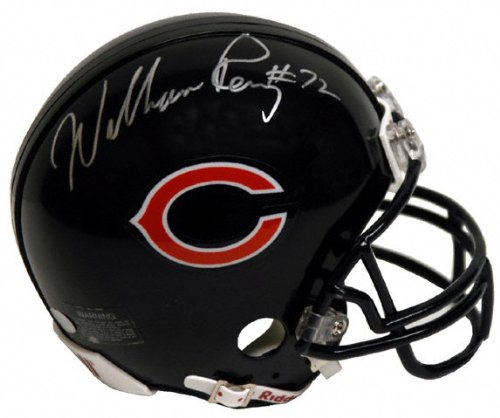 William Perry Chicago Bears Autographed Mini Helmet with ''#72'' Inscription