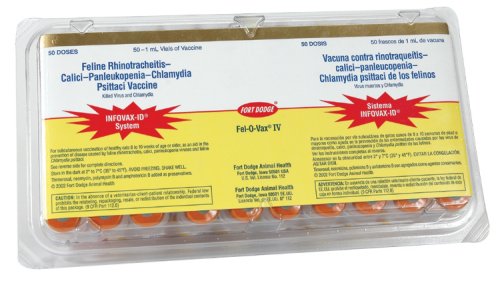 Fel-O-Vax IV Single Dose Vaccine - 50 x 1 Dose Package