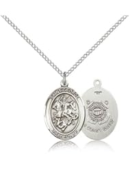 Sterling Silver St. George / Coast Guard Pendant