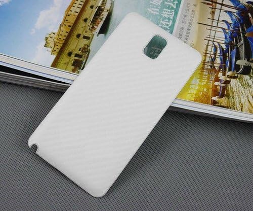 CoversFromUs REPLACEMENT BATTERY BACK DOOR Cover Case for Samsung Galaxy Note 3 / III N9000 (Carbon Fiber White)