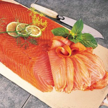 Pre-Sliced Smoked Salmon by Burgers
