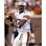 Jason Campbell Autographed Auburn Tigers (White Jersey) 8x10 Photo