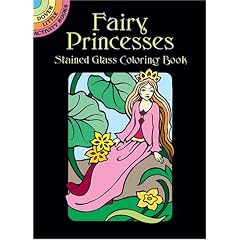 Fairy Princesses Stained Glass Coloring Book (Dover Little Activity Books)