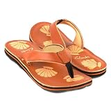 Clarks Borabora Orange thongs by Clarks
