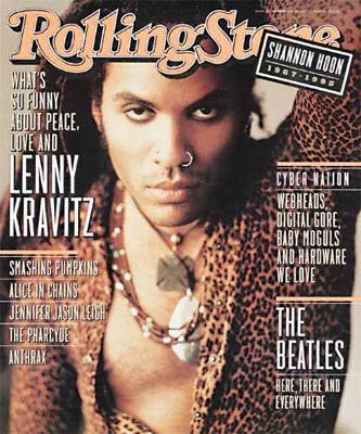Rolling Stone Magazine, Issue 722, November 1995, Lenny Kravitz Cover