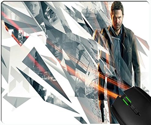 Quantum Break Remedy Entertainment Shawn Ashmore Character design custom gaming mouse rectangular padded non-slip rubber quality