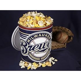 Milwaukee Brewers Popcorn Tin