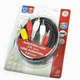 GE 6-ft. Audio/Video Cable, Black - 20647