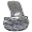 GUESS Women's Delaquin 2 Sandal,Silver,6 M