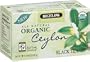 Bigelow Organic Ceylon Fair Trade Certified Tea, 20-Count 1.46-Ounce Boxes (Pack of 6)