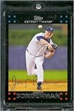 2007 Topps #155 Jeremy Bonderman Detroit Tigers Baseball Card - Mint Condition - Shipped in Protective Display Case!