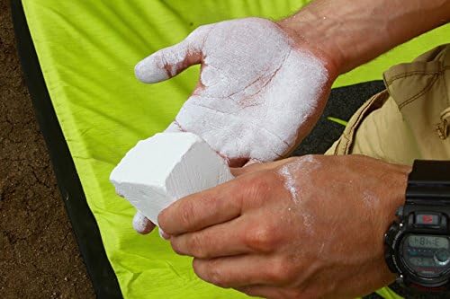 1 Pound Gym Chalk Block 100% Pure Magnesium Carbonate for Gymnastics, Crossfit, Field and Track, Climbing, Weight Lifting: Highest Quality 8 Blocks (2oz Each)