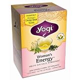 Yogi Womans Energy Herbal Tea Supplement 16 Count Tea Bags Pack of 6 by Yogi