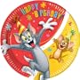 8 Pappteller Tom & Jerry Happy Birthday