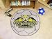 FANMATS Western Carolina Soccer Ball Rug 29" diameter