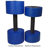 Isokinetics Inc. Water Weights/Dumbbells - 2 Resistance Levels
