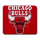 Chicago Bulls Rectangular Mouse Pad - 9.25 x 7.75 Mouse Mat - Deluxe Mousepad