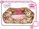 Cleopatra VIP Leopard Print Dog Cat Pet Bed