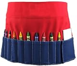 Crayola Doodlebugz  Crayon Apron Red and Blue