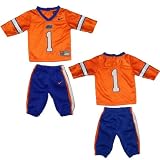 Infant / Baby Boys NCAA Florida Gators #1 Sports long Sleeve Top and Pants Set - Orange & Blue (Size: 6/9M )