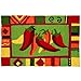 Jellybean Area Accent Rug - Red Chili Peppers