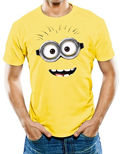 Universal Apparel Men's Minion Face Funny T-Shirt