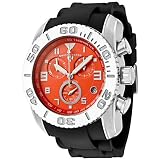 Swiss Legend Men's 20065-06B Commander Collection Chronograph Orange Dial Watch