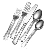 Cuisinart By Wallace Tuscan Bead 45-Piece Flatware Set, Service for 8