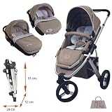 Trio poussette Oakland Noukie's 3 roues (poussette + si&egrave;ge auto cosy + nacelle) Oscar et L&eacute;on