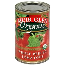 Muir Glen Organic Tomatoes, Whole Peeled, 14.5-Ounce Cans (Pack of 12)