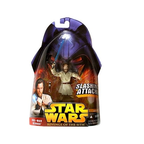 Star Wars: Revenge of the Sith Obi-Wan Kenobi (Slashing Attack) (#1) Action Figure