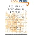 Register of Educational Research in the United Kingdom by  Natl Foundation