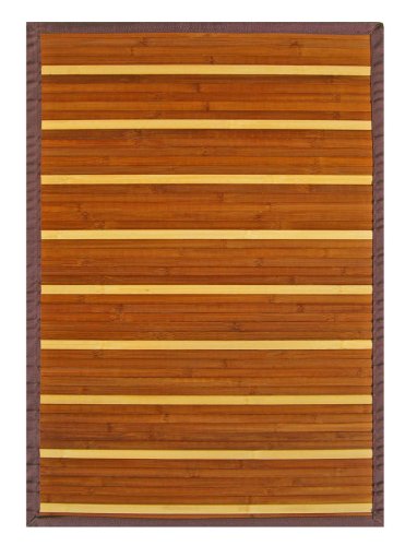 Anji Mountain Bamboo Chairmat & Rug Co. 2-Foot-by-3-Foot Bamboo Rug, Premier