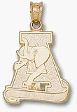 Alabama Crimson Tide A Pendant - 14KT Gold Jewelry