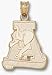 Alabama Crimson Tide A Pendant - 14KT Gold Jewelry