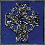 Blue Celtic Cross Decorative Magnet