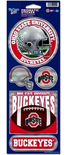 Ohio State Buckeyes Official NCAA Prismatic Decal Set